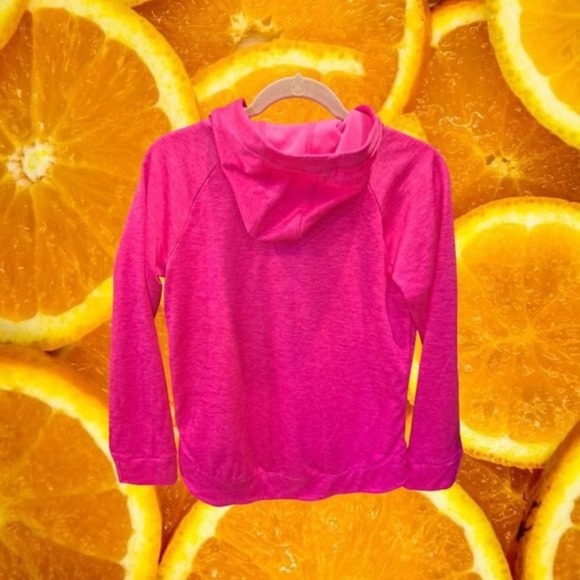 ADIDAS Pink Hoodie with Cowl Neck Size XL - Picture 5 of 5